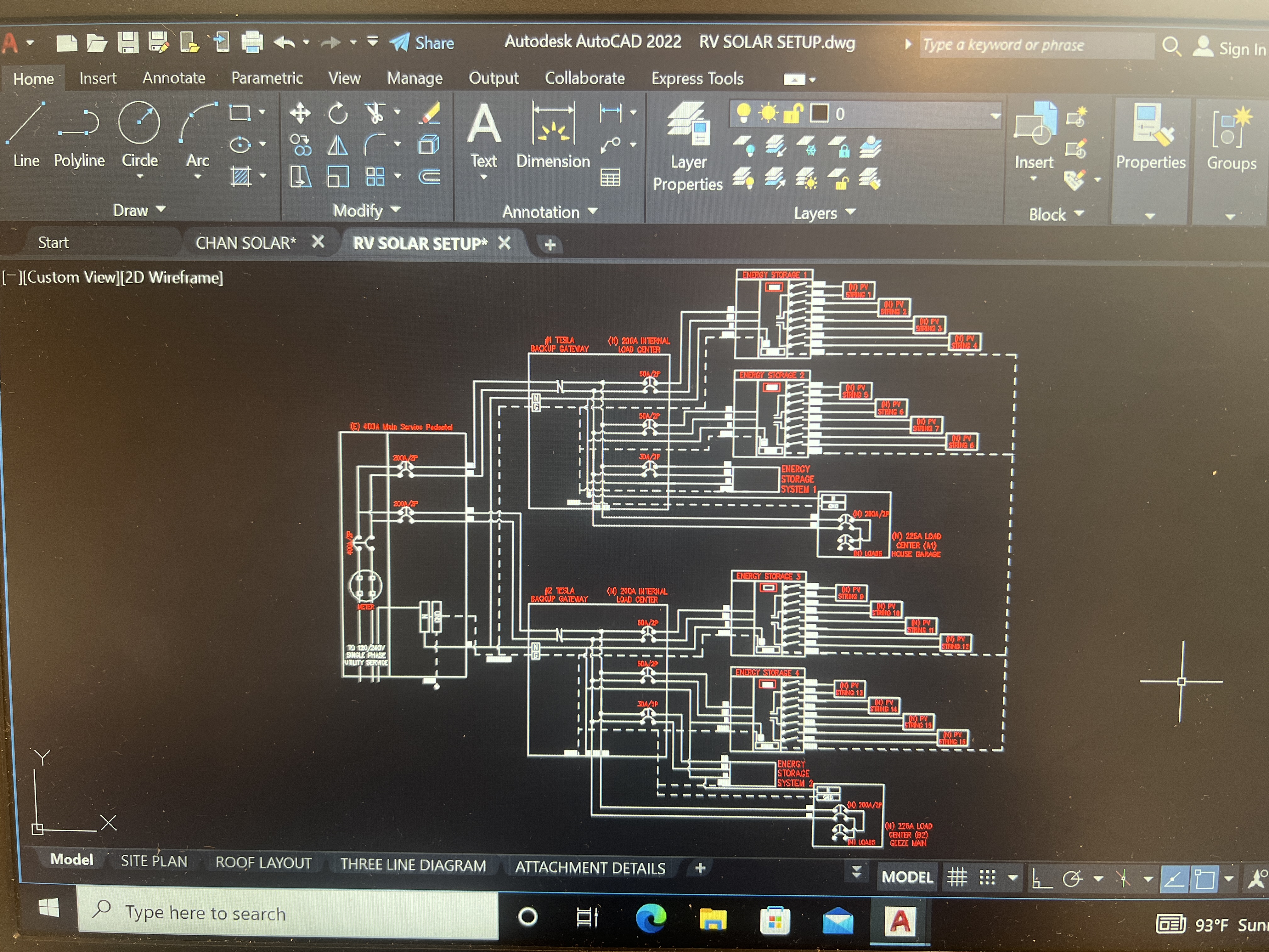 AutoCAD Plan for AHJ